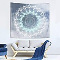 Wall Tapestry Art Decor Blanket Curtain Picnic Tablecloth Hanging Home Bedroom Living Room Dorm Decoration Polyester Mysterious Mandala