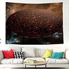 Wall Tapestry Art Decor Blanket Curtain Picnic Tablecloth Hanging Home Bedroom Living Room Dorm Decoration Polyester New Fantastic Lava Planet