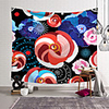 Wall Tapestry Art Decor Blanket Curtain Picnic Tablecloth Hanging Home Bedroom Living Room Dorm Decoration Polyester New Fantasy Flower Pattern
