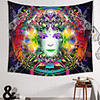 Wall Tapestry Art Decor Blanket Curtain Picnic Tablecloth Hanging Home Bedroom Living Room Dorm Decoration Polyester Novelty Woman Face
