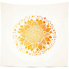 Wall Tapestry Art Decor Blanket Curtain Picnic Tablecloth Hanging Home Bedroom Living Room Dorm Decoration Polyester Orange Flower Pattern