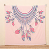 Wall Tapestry Art Decor Blanket Curtain Picnic Tablecloth Hanging Home Bedroom Living Room Dorm Decoration Polyester Pink Starry Dream Catcher Beauty View