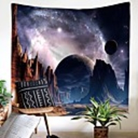 Wall Tapestry Art Decor Blanket Curtain Picnic Tablecloth Hanging Home Bedroom Living Room Dorm Decoration Polyester Planet Views