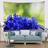 Wall Tapestry Art Decor Blanket Curtain Picnic Tablecloth Hanging Home Bedroom Living Room Dorm Decoration Polyester Plant Modern Blue Flower