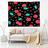 Wall Tapestry Art Decor Blanket Curtain Picnic Tablecloth Hanging Home Bedroom Living Room Dorm Decoration Polyester Plant Modern Cherry Pattern