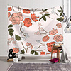 Wall Tapestry Art Decor Blanket Curtain Picnic Tablecloth Hanging Home Bedroom Living Room Dorm Decoration Polyester Plant Modern Foundation Floral Pattern