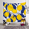 Wall Tapestry Art Decor Blanket Curtain Picnic Tablecloth Hanging Home Bedroom Living Room Dorm Decoration Polyester Plant Modern Lemon