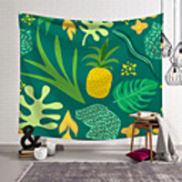 Wall Tapestry Art Decor Blanket Curtain Picnic Tablecloth Hanging Home Bedroom Living Room Dorm Decoration Polyester Plant Modern Pineapple Pattern