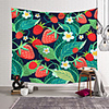 Wall Tapestry Art Decor Blanket Curtain Picnic Tablecloth Hanging Home Bedroom Living Room Dorm Decoration Polyester Plant Modern Strawberry Pattern