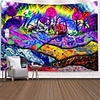Wall Tapestry Art Decor Blanket Curtain Picnic Tablecloth Hanging Home Bedroom Living Room Dorm Decoration Polyester Print Colorful Abstract