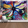Wall Tapestry Art Decor Blanket Curtain Picnic Tablecloth Hanging Home Bedroom Living Room Dorm Decoration Polyester Print Colorful Cartoon Character Abstract miniinthebox