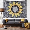 Wall Tapestry Art Decor Blanket Curtain Picnic Tablecloth Hanging Home Bedroom Living Room Dorm Decoration Polyester Print Sunflower Beauty Views