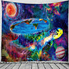 Wall Tapestry Art Decor Blanket Curtain Picnic Tablecloth Hanging Home Bedroom Living Room Dorm Decoration Polyester Psychedelic Planet Theme