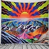 Wall Tapestry Art Decor Blanket Curtain Picnic Tablecloth Hanging Home Bedroom Living Room Dorm Decoration Polyester Psychedelic Theme