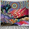 Wall Tapestry Art Decor Blanket Curtain Picnic Tablecloth Hanging Home Bedroom Living Room Dorm Decoration Polyester Psychedelic Theme