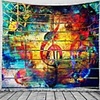Wall Tapestry Art Decor Blanket Curtain Picnic Tablecloth Hanging Home Bedroom Living Room Dorm Decoration Polyester Psychedelic Theme