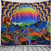 Wall Tapestry Art Decor Blanket Curtain Picnic Tablecloth Hanging Home Bedroom Living Room Dorm Decoration Polyester Psychedelic Theme
