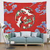 Wall Tapestry Art Decor Blanket Curtain Picnic Tablecloth Hanging Home Bedroom Living Room Dorm Decoration Polyester Red-Crowned Crane Flying