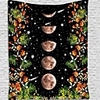 Wall Tapestry Art Decor Blanket Curtain Picnic Tablecloth Hanging Home Bedroom Living Room Dorm Decoration Polyester Red Flower Star Moon