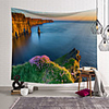 Wall Tapestry Art Decor Blanket Curtain Picnic Tablecloth Hanging Home Bedroom Living Room Dorm Decoration Polyester Seaside Scenery