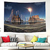 Wall Tapestry Art Decor Blanket Curtain Picnic Tablecloth Hanging Home Bedroom Living Room Dorm Decoration Polyester Sky Mountains Pattern