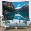 Wall Tapestry Art Decor Blanket Curtain Picnic Tablecloth Hanging Home Bedroom Living Room Dorm Decoration Polyester Sky Snow Mountain Lake