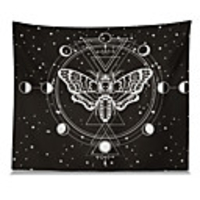 Wall Tapestry Art Decor Blanket Curtain Picnic Tablecloth Hanging Home Bedroom Living Room Dorm Decoration Polyester Spider Moon Star Views