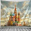 Wall Tapestry Art Decor Blanket Curtain Picnic Tablecloth Hanging Home Bedroom Living Room Dorm Decoration Polyester St. Basilica Church
