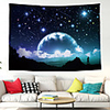 Wall Tapestry Art Decor Blanket Curtain Picnic Tablecloth Hanging Home Bedroom Living Room Dorm Decoration Polyester Starry Fantasy Planet Pattern