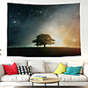 Wall Tapestry Art Decor Blanket Curtain Picnic Tablecloth Hanging Home Bedroom Living Room Dorm Decoration Polyester Starry Modern Tree