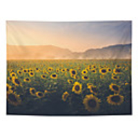 Wall Tapestry Art Decor Blanket Curtain Picnic Tablecloth Hanging Home Bedroom Living Room Dorm Decoration Polyester Sun Sunflower Beauty Views