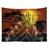 Wall Tapestry Art Decor Blanket Curtain Picnic Tablecloth Hanging Home Bedroom Living Room Dorm Decoration Polyester Sunset