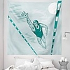 Wall Tapestry Art Decor Blanket Curtain Picnic Tablecloth Hanging Home Bedroom Living Room Dorm Decoration Polyester Swim Pattern