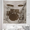 Wall Tapestry Art Decor Blanket Curtain Picnic Tablecloth Hanging Home Bedroom Living Room Dorm Decoration Polyester Vintage Musical Instrument Pattern