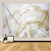 Wall Tapestry Art Decor Blanket Curtain Picnic Tablecloth Hanging Home Bedroom Living Room Dorm Decoration Polyester White Gold Colorful Beauty Abstract