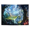Wall Tapestry Art Decor Blanket Curtain Picnic Tablecloth Hanging Home Bedroom Living Room Dorm Decoration Polyester Wonderland View