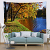 Wall Tapestry Art Decor Blanket Curtain Picnic Tablecloth Hanging Home Bedroom Living Room Dorm Decoration Polyester Woods By The Lake