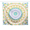 Wall Tapestry Art Decor Blanket Curtain Picnic Tablecloth Hanging Home Bedroom Living Room Dorm Decoration Polyester Yellow Blue Mandala View