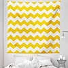 Wall Tapestry Art Decor Blanket Curtain Picnic Tablecloth Hanging Home Bedroom Living Room Dorm Decoration Polyester Yellow Waves Pattern