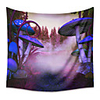 Wall Tapestry Art Decor Blanket Curtain Picnic Tablecloth Hanging Home Bedroom Living Room Dorm Decoration Polyster Big Mushroom Forest Beauty Views