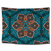 Wall Tapestry Art Decor Blanket Curtain Picnic Tablecloth Hanging Home Bedroom Living Room Dorm Decoration Polyster Bohemia Mandala Blue Orange View
