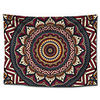 Wall Tapestry Art Decor Blanket Curtain Picnic Tablecloth Hanging Home Bedroom Living Room Dorm Decoration Polyster Bohemia Mandala Wine Red View