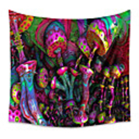 Wall Tapestry Art Decor Blanket Curtain Picnic Tablecloth Hanging Home Bedroom Living Room Dorm Decoration Polyster Cartoon Colorful Beauty Views