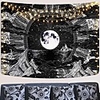 Wall Tapestry Art Decor Blanket Curtain Picnic Tablecloth Hanging Home Bedroom Living Room Dorm Decoration Polyster Sky Star Moon Clouds Views