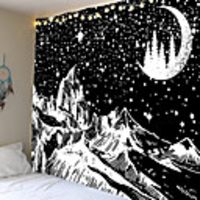 WAll Tapestry Art Decor Blanket Curtain Picnic Tablecloth Hanging Home Bedroom Living Room Dormitory Decoration Abstract Mountain Sun