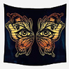 Wall Tapestry Art Decor Blanket Curtain Picnic Tablecloth Hanging Home Bedroom Living Room Dormitory Decoration Polyester Fiber Butterfly