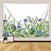 Wall Tapestry Art Decor Blanket Curtain Picnic Tablecloth Hanging Home Bedroom Living Room Dormitory Decoration Polyester Fiber Colored Flowers