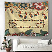 Wall Tapestry Art Decor Blanket Curtain Picnic Tablecloth Hanging Home Bedroom Living Room Dormitory Decoration Polyester Fiber Feather