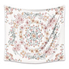 Wall Tapestry Art Decor Blanket Curtain Picnic Tablecloth Hanging Home Bedroom Living Room Dormitory Decoration Polyester Fiber Flowers
