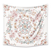 Wall Tapestry Art Decor Blanket Curtain Picnic Tablecloth Hanging Home Bedroom Living Room Dormitory Decoration Polyester Fiber Flowers